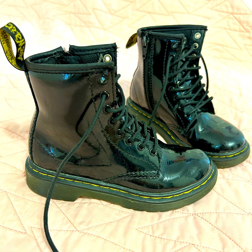 Youth Patent Leather Dr. Martens